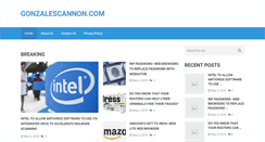 Desktop Screenshot of gonzalescannon.com