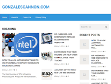 Tablet Screenshot of gonzalescannon.com